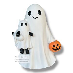 Ghost Holding Cat